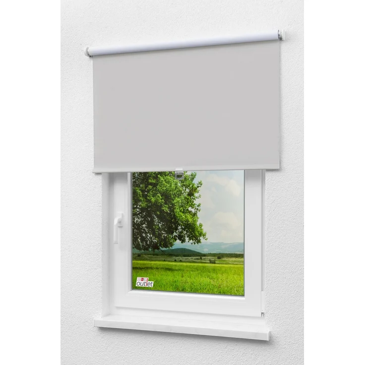 Lysel - Qualitätsspringrollo abdunkelnd (B x H) 153x190 cm in grau – Bild 4