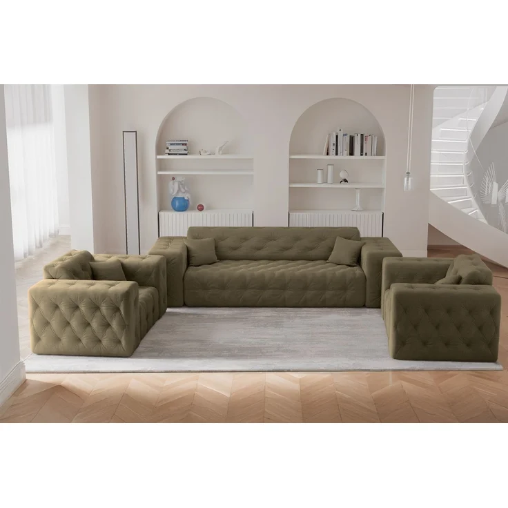 Sessel Designersessel CHANTAL in Stoff Moly Orange – Bild 5