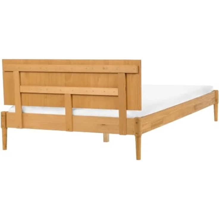 Schlafzimmer Set Kiefernholz AMBAZAC 140 x 200 cm Hellbraun – Bild 6