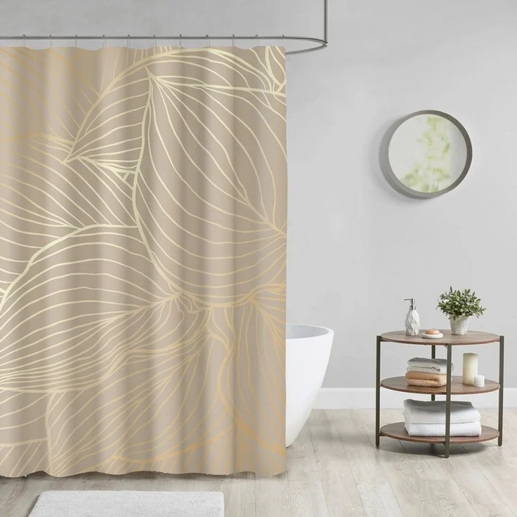 Sanilo Duschvorhang 180 x 200 cm, viele schöne Duschvorhänge zur Auswahl Breite 180 cm, 100% wasserdicht, Anti-Schimmel-Effekt, hochwertige Qualität – Bild 1