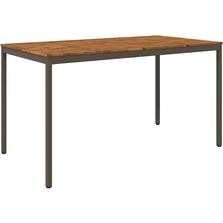 vidaXL Gartenbar-Tisch NAARDEN Natur und Kaffee 196 x 100,5 x 105 cm 3394424 – Bild 2
