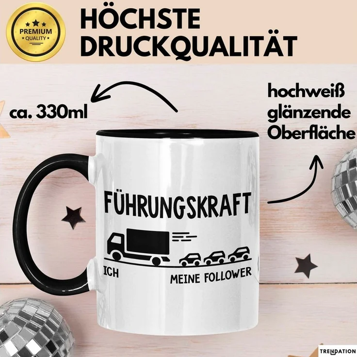 Trendation Tasse Lkw Fahrer Trucker Tasse Geschenk Lustige Geschenkidee Spruch Führun – Bild 3