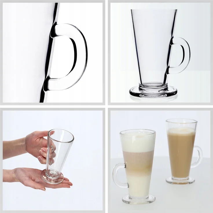 KADAX Kaffee-Latte-Gläser für Getränke, 6er-Set, 260 ml – Bild 6
