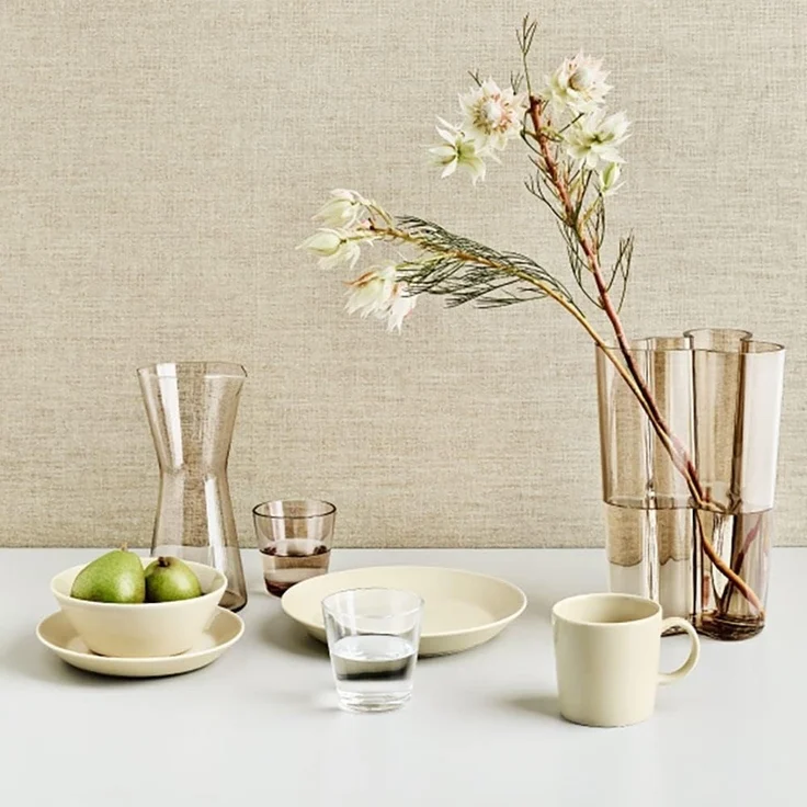 IITTALA Tasse Becher mit Henkel Teema Leinen (Klein) – Bild 2