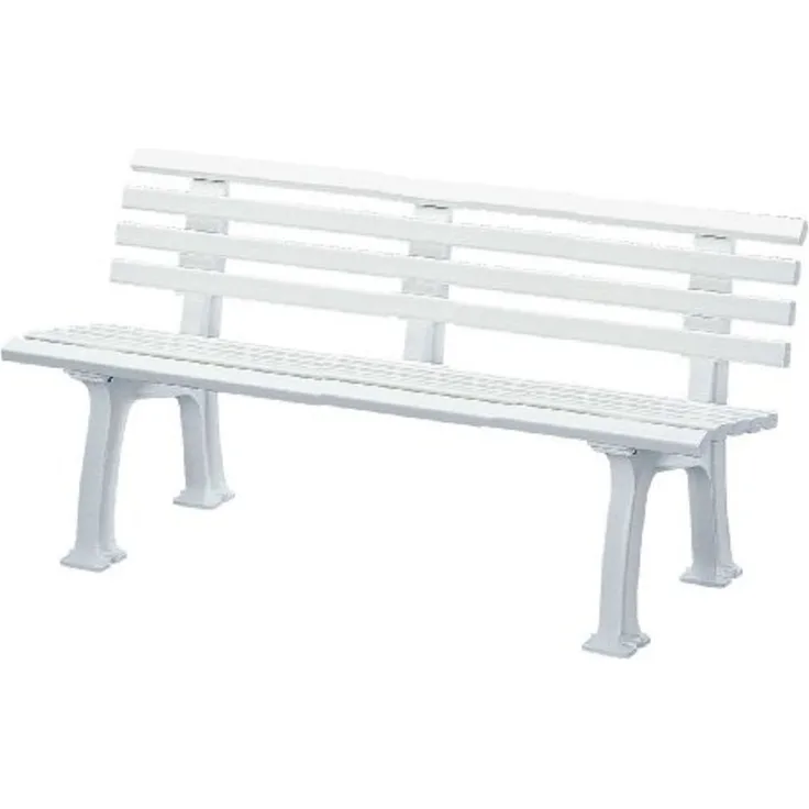 BLOME Bank Sylt L1500xB540xH740 mm 3-Sitzer Kunststoff weiß