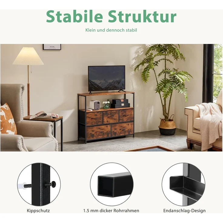 DUMOS Bürostuhl Ergonomisch Schreibtischstuhl Komfortarmlehnen Fußstütze Office Chair, Höhenverstellbarer Sitz mit Fußstütze – Bild 6