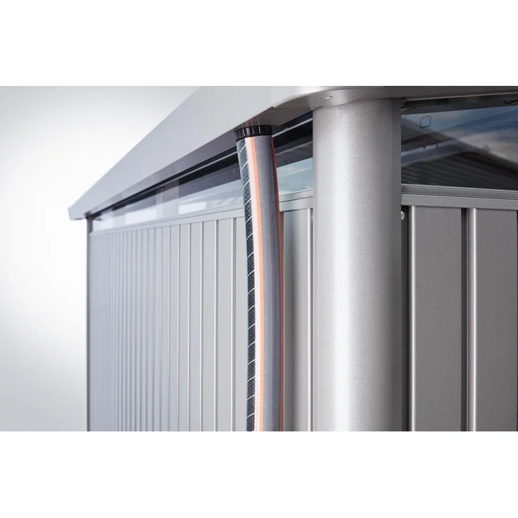 Biohort Gerätehaus AvantGarde, A4: 180 x 380 x 222 (b x t x h) cm, quarzgrau-metallic – Bild 6
