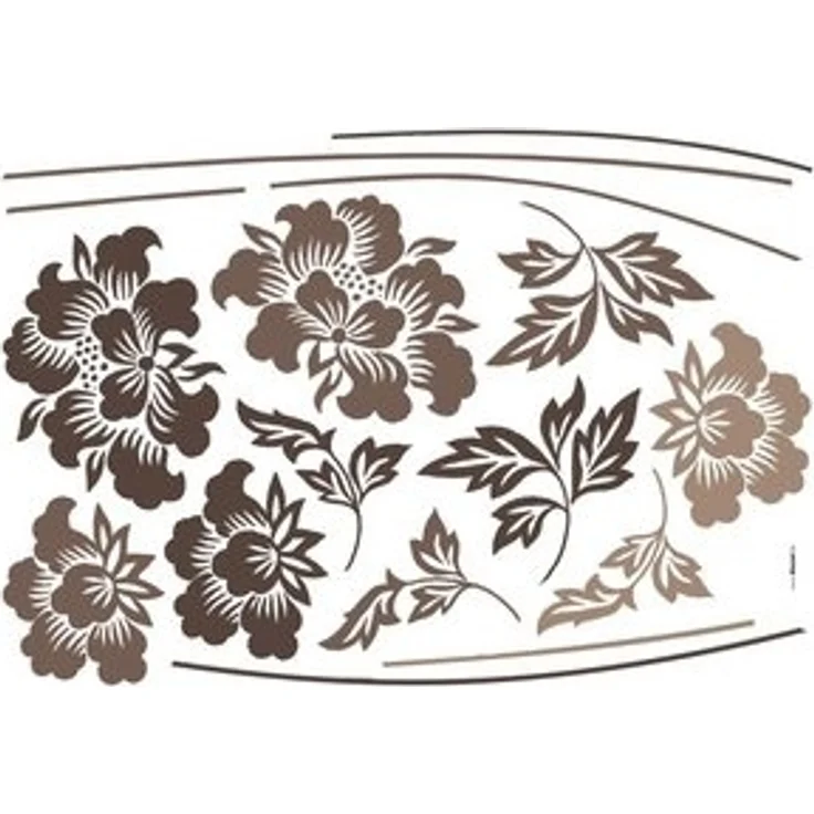 Komar Wandtattoo Grace - Größe 100 x 70 cm (6 St), selbstklebend, Wandsticker – Bild 5