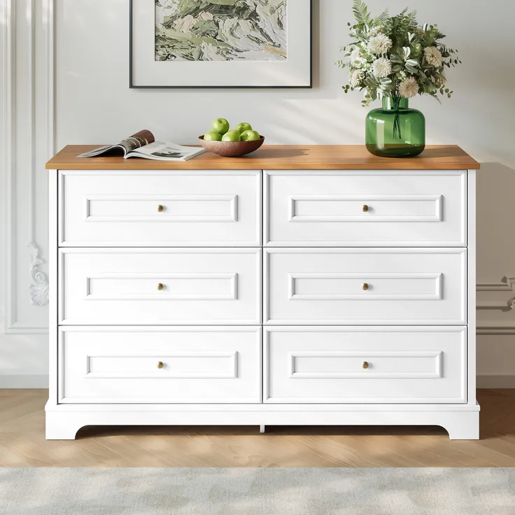Sideboard, Mehrzweckschrank mit Schubladen, Küchenschrank, Aufbewahrungsschrank, Schubkastenkommode