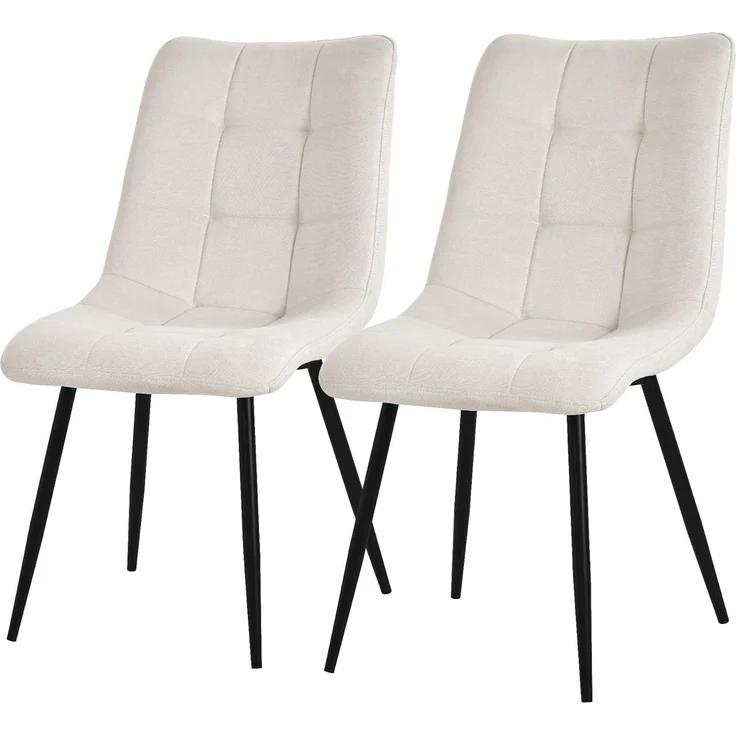 ML-DESIGN Stuhl Esszimmerstühle mit Rückenlehne moderne Design Lounge Küchenstühle (2 St), Polsterstuhl Esstischstühle 2er Set Küchenstuhl Polyester bis 120kg – Bild 1