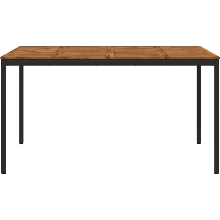 vidaXL Gartenbar-Tisch NAARDEN Natürlich und Schwarz 3394422 – Bild 3