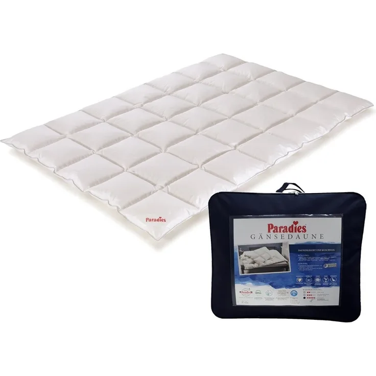Paradies Daunenbettdecke Galia 90 Leicht Warm 135x200 cm
