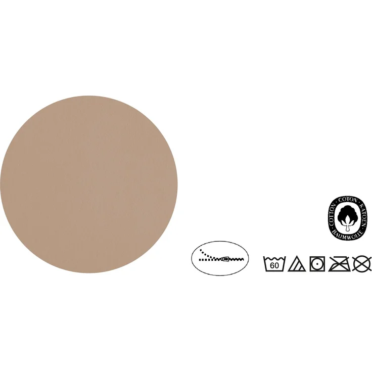 biberna Feinjersey-Kissenbezug, 2-teilig, macchiato, 40x40 cm – Bild 4
