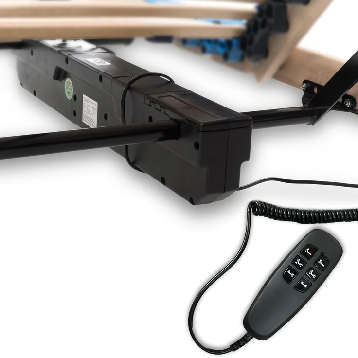 Betten-ABC Move Elektro -7-Zonen-Lattenrost mit Motor, Kopf- und Fußverstellung, Made in Germany, Größe: 90x200 – Bild 3