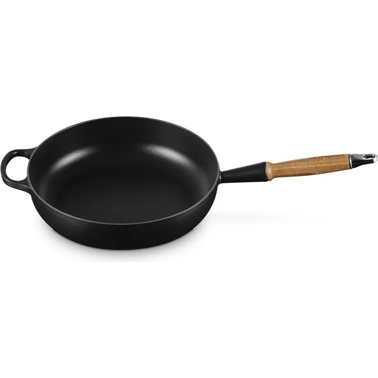 Le Creuset Gusseisen Saute Pfanne 28 cm schwarz – Bild 1