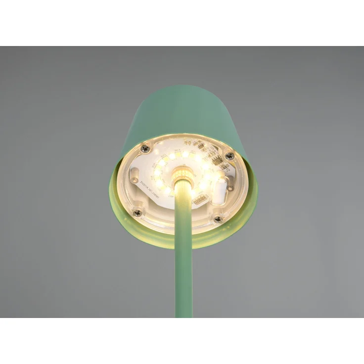 2er SET Akku LED Tischlampen kabellos für Innen & Außen, Grün - 21cm klein – Bild 6