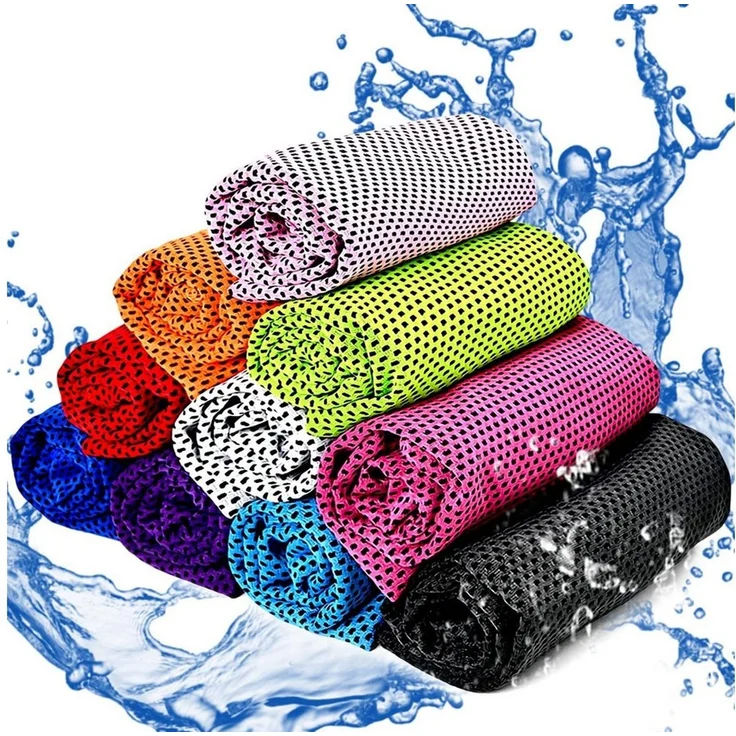 FELIXLEO Sporthandtuch 10 Kühlende Handtücher Mikrofaser Cooling Towel Fitness Strand, (10-St) – Bild 1