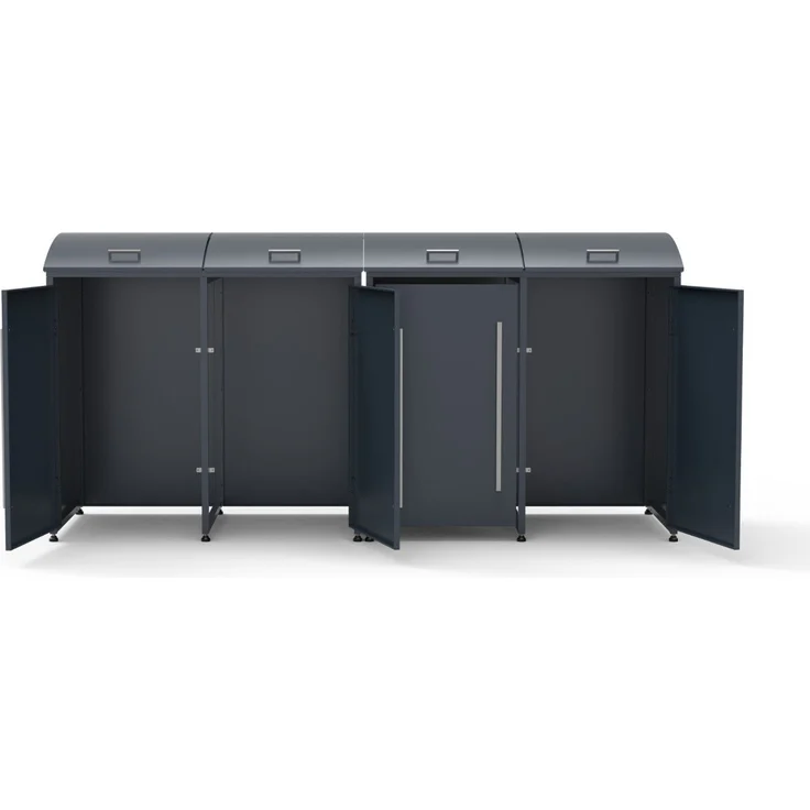 Westmann Metall Mülltonnenbox Moderna 4 | 4x240 L – Bild 4