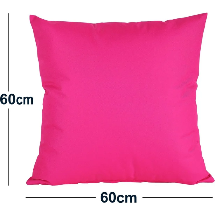 JACK Dekokissen 60x60 cm Outdoor Lounge Kissen inkl. XXL Füllung, starke Füllung, strapazierfähig, wasserabweisend, In- und Outdoor – Bild 4
