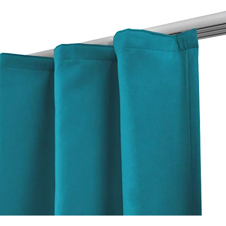 Beautissu Vorhang Amelie Luna, 2er Set Kräuselband Thermogardine 140x245cm – Bild 6