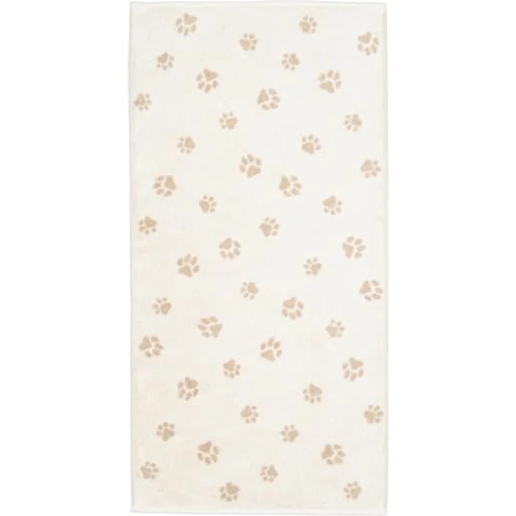 Cawoe Duschtuch We love dogs, Beige, 80x150 cm, Oeko-Tex® Standard 100, saugfähig, strapazierfähig, Made in Germany – Bild 6