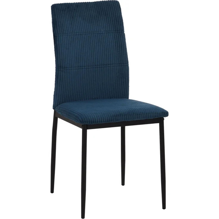 Stuhl Finn blau cord – Bild 2