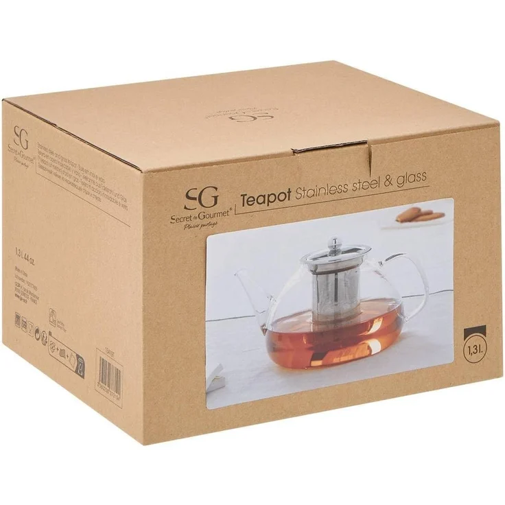 Secret de Gourmet Kanne Tea maker, glass beverage pot, 1.3 L, 1.3 l, (einzeln) – Bild 3