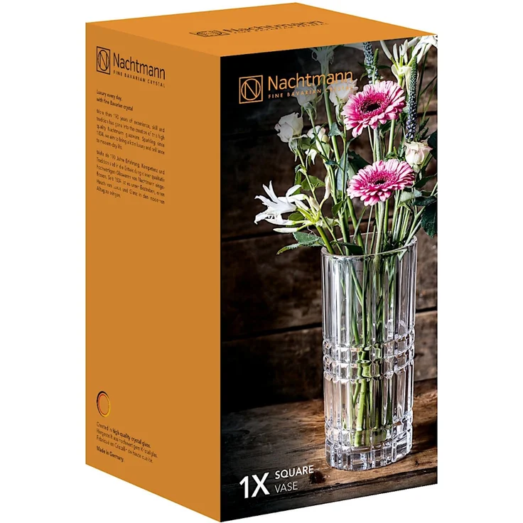 NACHTMANN 97781 SQUARE Vase / Windlicht 23 cm – Bild 3
