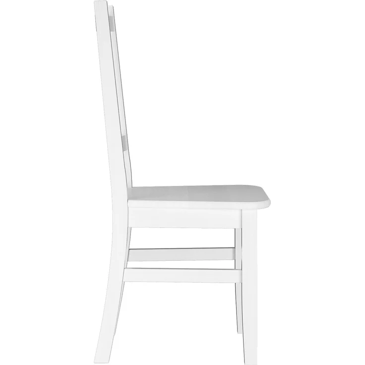 Weißer Stuhl Eris Küchenstuhl Massivholzstuhl Esszimmerstuhl Kiefer 90.71-01 W – Bild 5