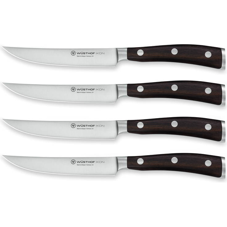 Wüsthof Ikon Steakmessersatz mit 4 Messern