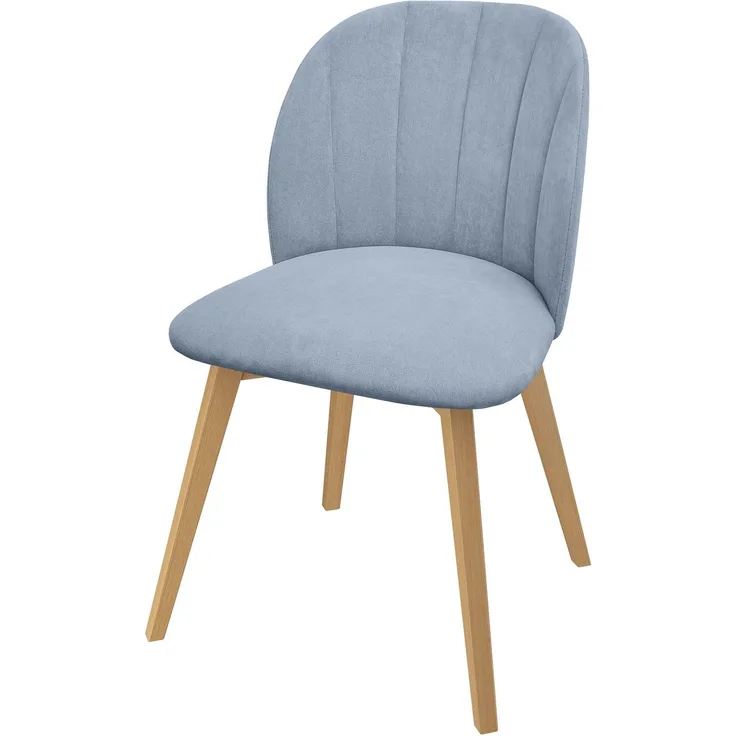 Gemütlicher Polstersessel graues Polster Buche-Stuhlbeine 1 Stück V-90. 71-61BuP38