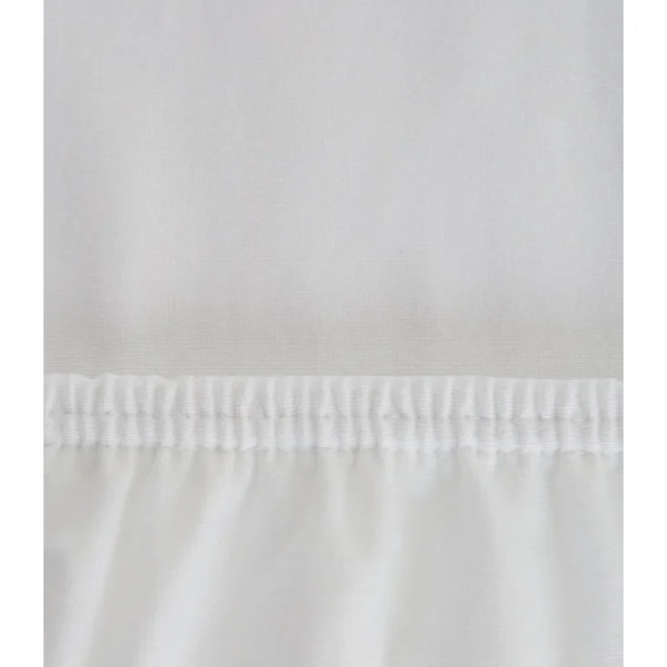 r-up Prima Spannbettlaken 90x200-100x220 bis 35cm Höhe weiss 97% Baumwolle / 3% Elasthan 160g/m² – Bild 4