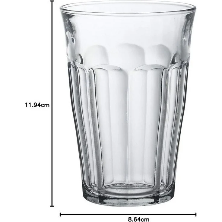 Duralex Glas Bistroglas Picardie 36 cl 6er Set, bruchsicheres Glas – Bild 2