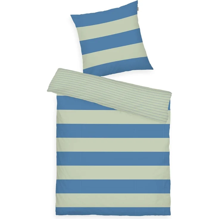 TOM TAILOR HOME Bettwäsche BOLD STRIPES in Gr. 135x200cm, 155x220cm oder 200x220cm, Renforcé, 2 teilig, new bedroom, mit farbigem Markenreißverschluss – Bild 1