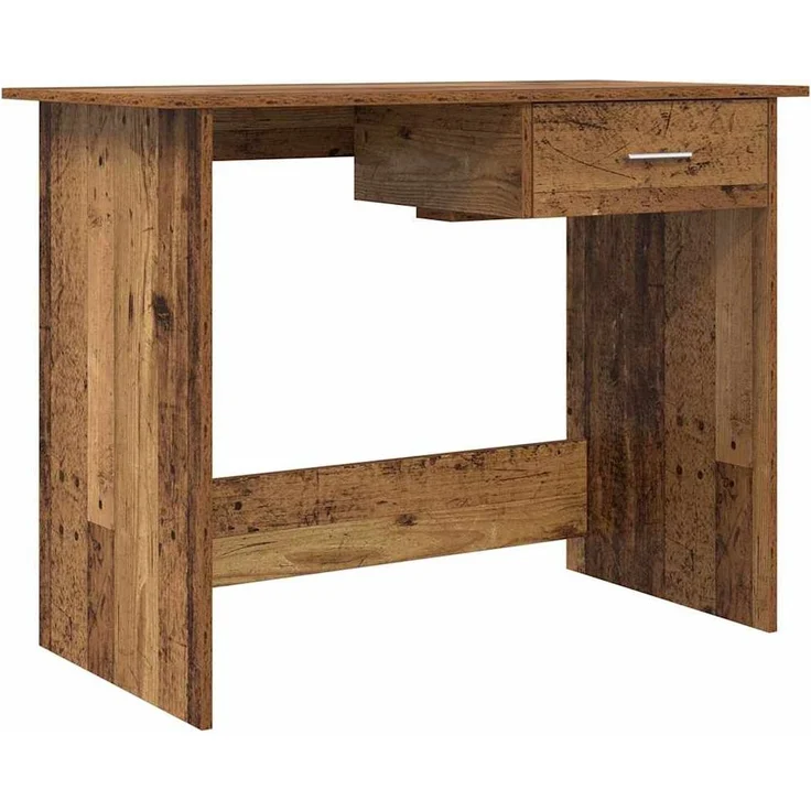 vidaXL Schreibtisch Altholz 100 x 50 x 76 cm Holzwerkstoff 875248 – Bild 1