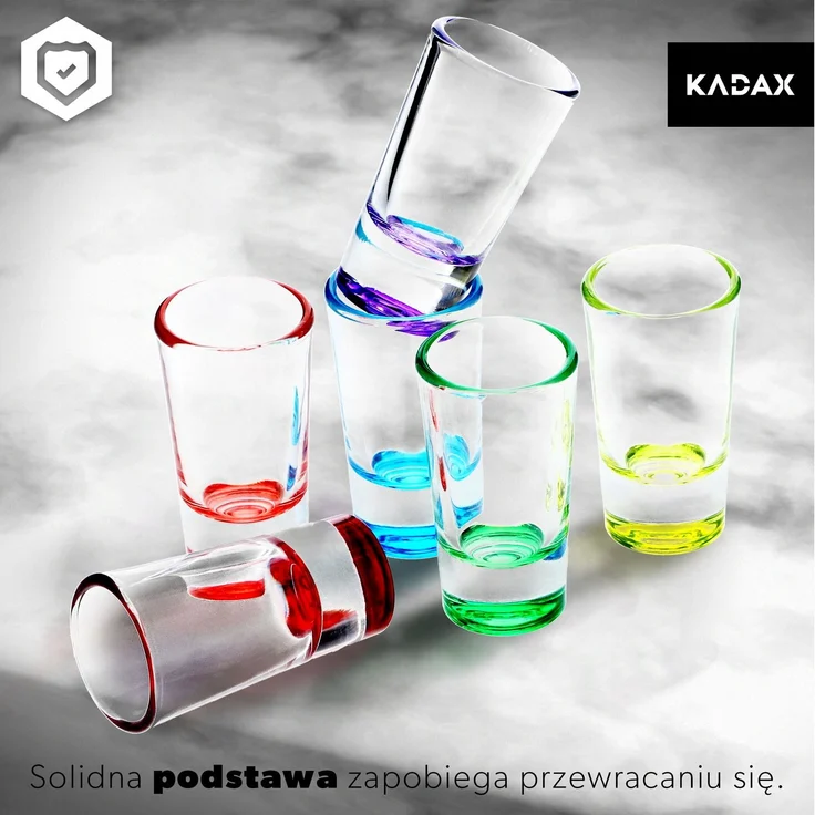 KADAX Wodka Schnapsgläser-Gläserset 6-tlg. 28 ml – Bild 3