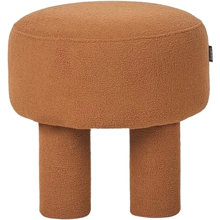 Hocker CANBY Bouclé Orange – Bild 5