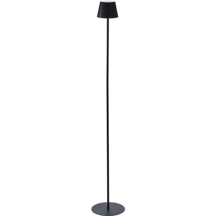Brilliant LED Außen-Stehlampe Macobo, mehrere Helligkeitsstufen, LED fest integriert, Warmweiß, LED Akku-Leuchte, 125 cm, 340 lm, 3000 K, Touchdimmer, schwarz matt – Bild 4
