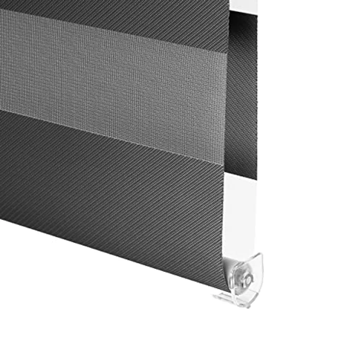 Doppelrollo Doppelrollo mit Kassette Matt Weiss Duorollo Rollo Rolljalousie, ventanara, Doppelrollo mit Kassette matt Aluminium Duorollo – Bild 7