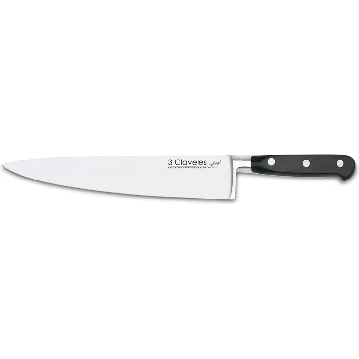 3 Claveles Forge - Küchenmesser geschmiedet, 25 cm