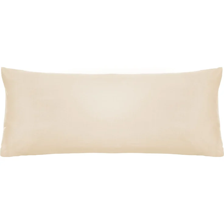 biberna Feinjersey-Kissenbezug, 2-teilig, kitt, 40x80 cm – Bild 1