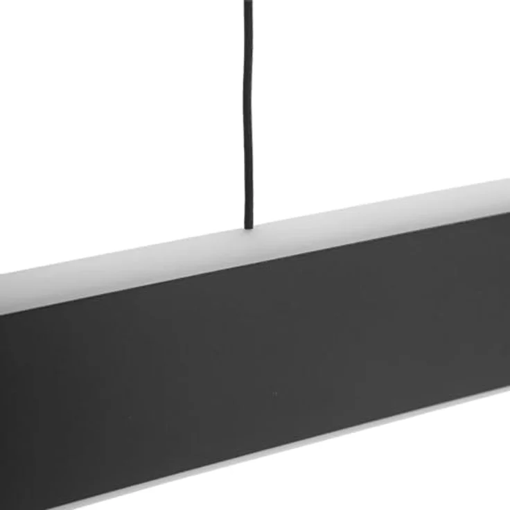 LUCANDE LED-Hängeleuchte Philine, 121 cm, dimmbar in drei Stufen, schwarz Eisen – Bild 8