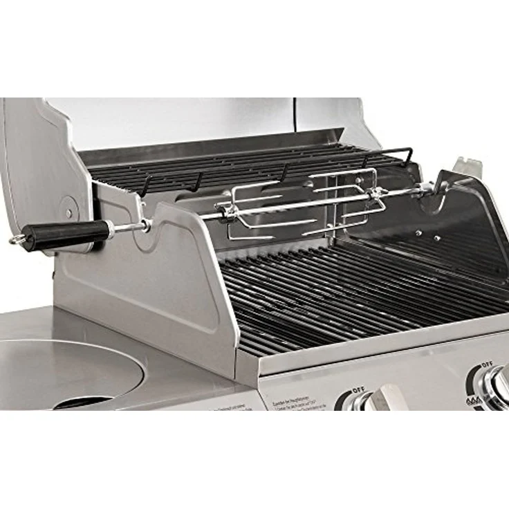 BBQ-Toro Grillspieß Grill- und Spießset (120 cm) für Ihren Grillwagen, Smoker und mehr – Bild 4