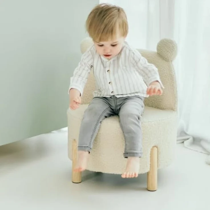 Childhome Teddy Stuhl - Offwhite Weiß off white – Bild 2