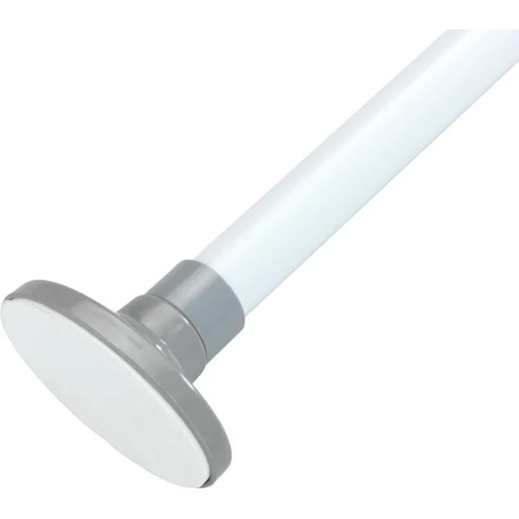 WENKO Garderobenständer Teleskop-Klemmstange HERKULES, Kleiderstange, 47-80 cm, weiß, WENKO, (Kleiderständer) – Bild 2
