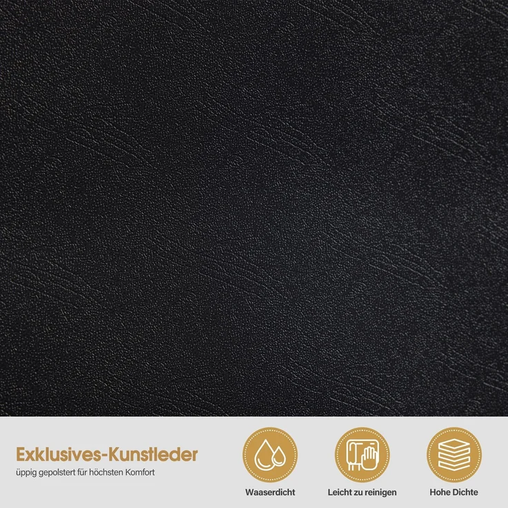 BarberPub Friseurstuhl, Friseursessel, Friseureinrichtung mit Hydraulikpumpe 360° Drehbar, Bedienungsstuhl Höhenverstellbar, Barber Stuhl Friseurstühle Kunstleder, 2079 (Schwarz) – Bild 7