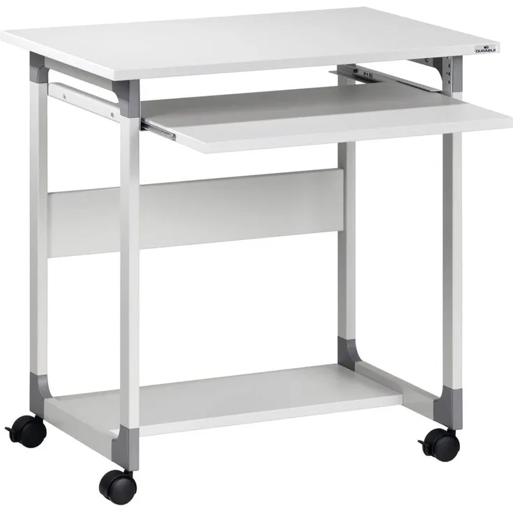Durable PC Arbeitsstation System Computer Trolley 75FH grau