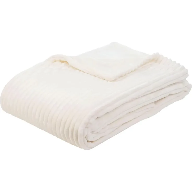 Wohndecke Cordoptik, Gözze, mit Glanzeffekt, Kuscheldecke