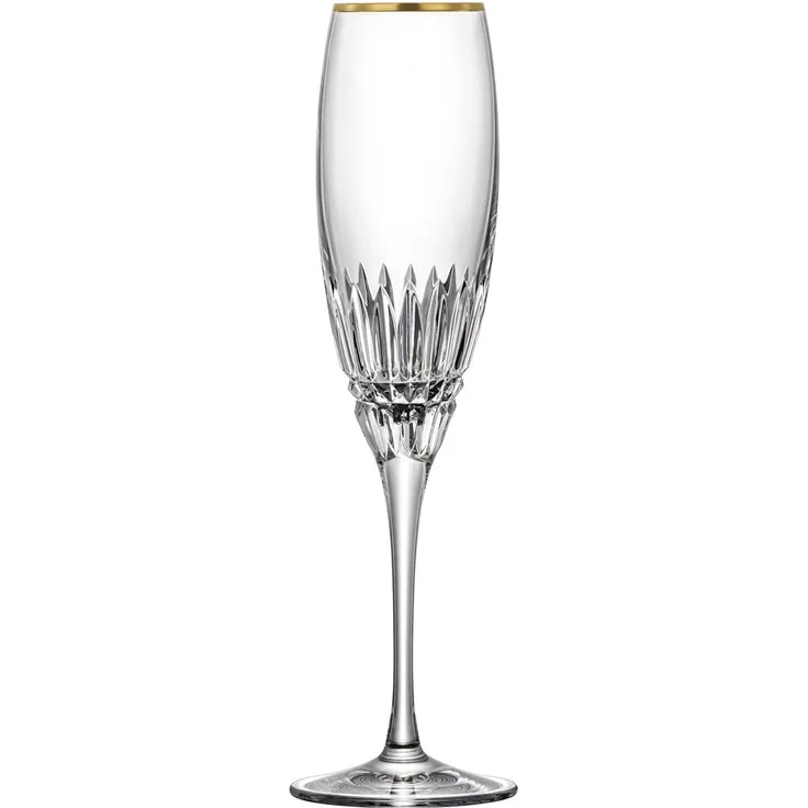 Sektglas Kristall Empire Gold clear (25,5 cm)