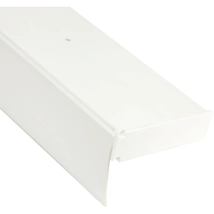 Bestlivings 1-3 Läufige Vorhangschiene mit Innenlauf aus Kunststoff und Kunststoff Blende Weiß 240cm 3-läufig – Bild 1